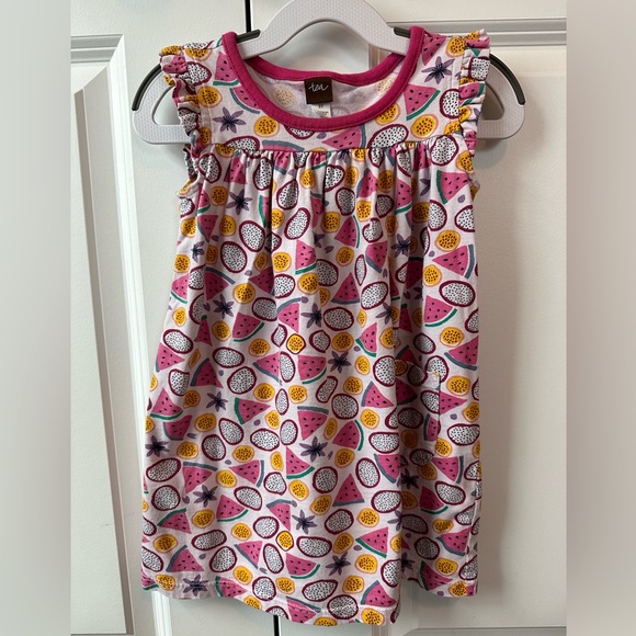 Tea Collection Dresses Tea Collection Girls Mighty Mini Dress Tropical Toss Size 3t Poshmark